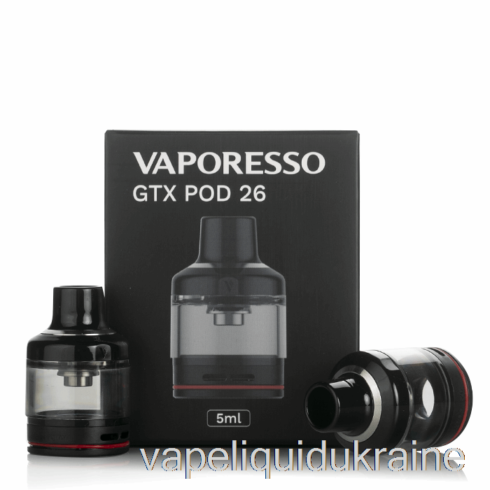 Vape Liquid Ukraine Vaporesso GTX POD 22 & 26 Replacement Pods 5mL GTX 26 Pods